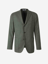 Boglioli Hombre Barcelona Americana Lisa Lana color Verde sku 302-003539 02 - Foto 1