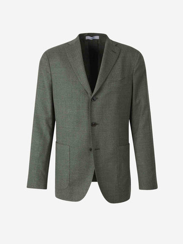 Boglioli Hombre Barcelona Americana Lisa Lana color Verde sku 302-003539 02 - Foto 1