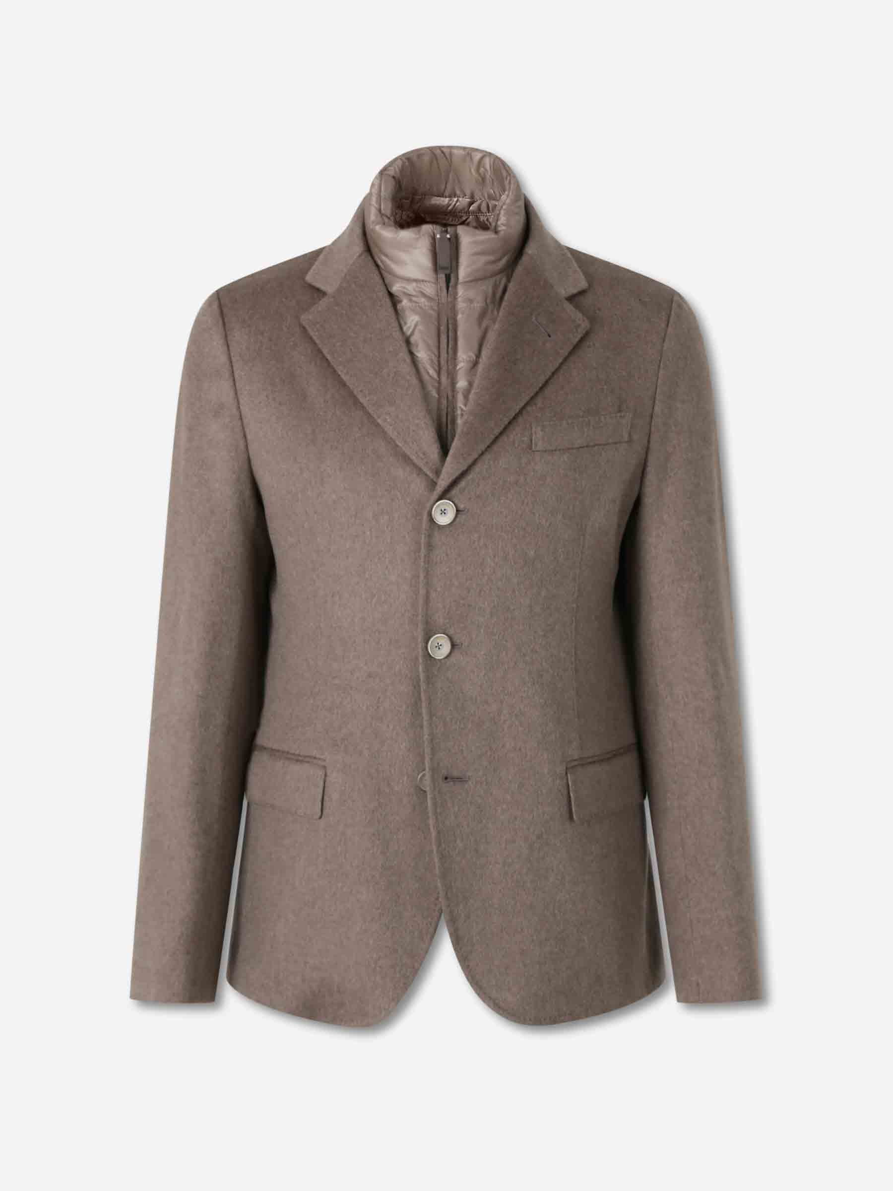 Herno Hombre Barcelona Abrigo Corto Acolchado color Marrón sku 302-003585 01 - Foto 1