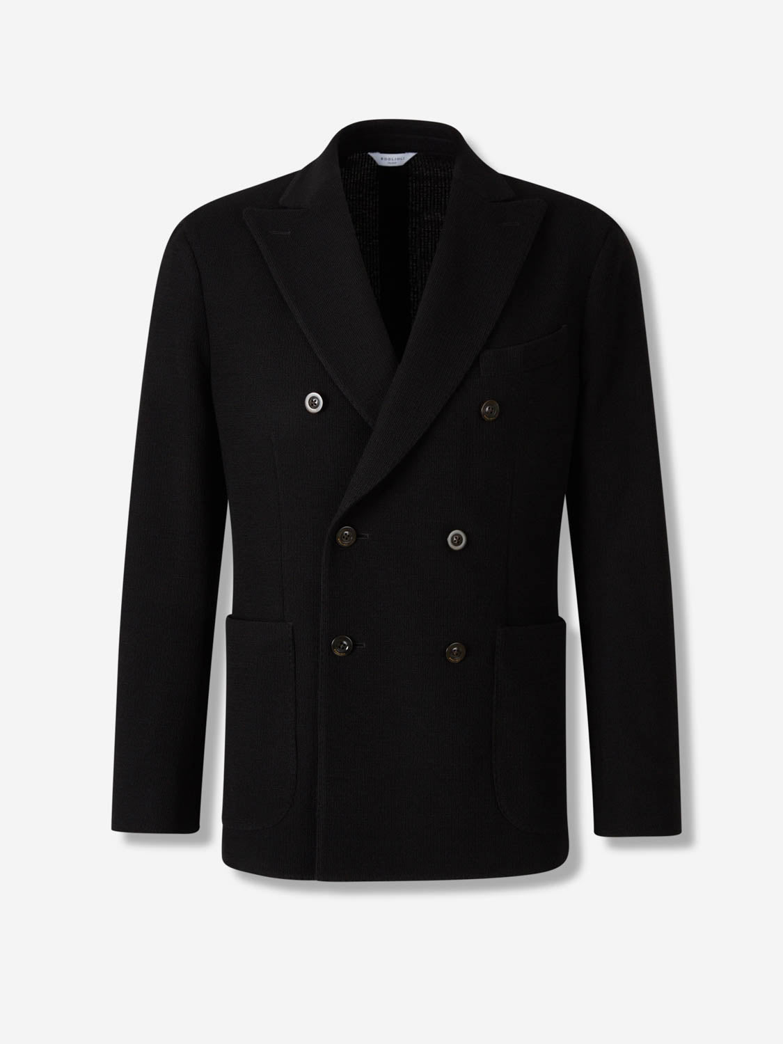 Boglioli Hombre Barcelona Americana Cruzada Lana color Negro sku 302-003587 02 - Foto 1