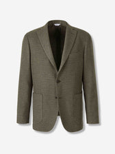 Boglioli Hombre Barcelona Americana Recta Lana color Verde Militar sku 302-003591 02 - Foto 1