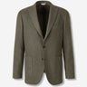 Boglioli Hombre Barcelona Americana Recta Lana color Verde Militar sku 302-003591 02 - Foto 1