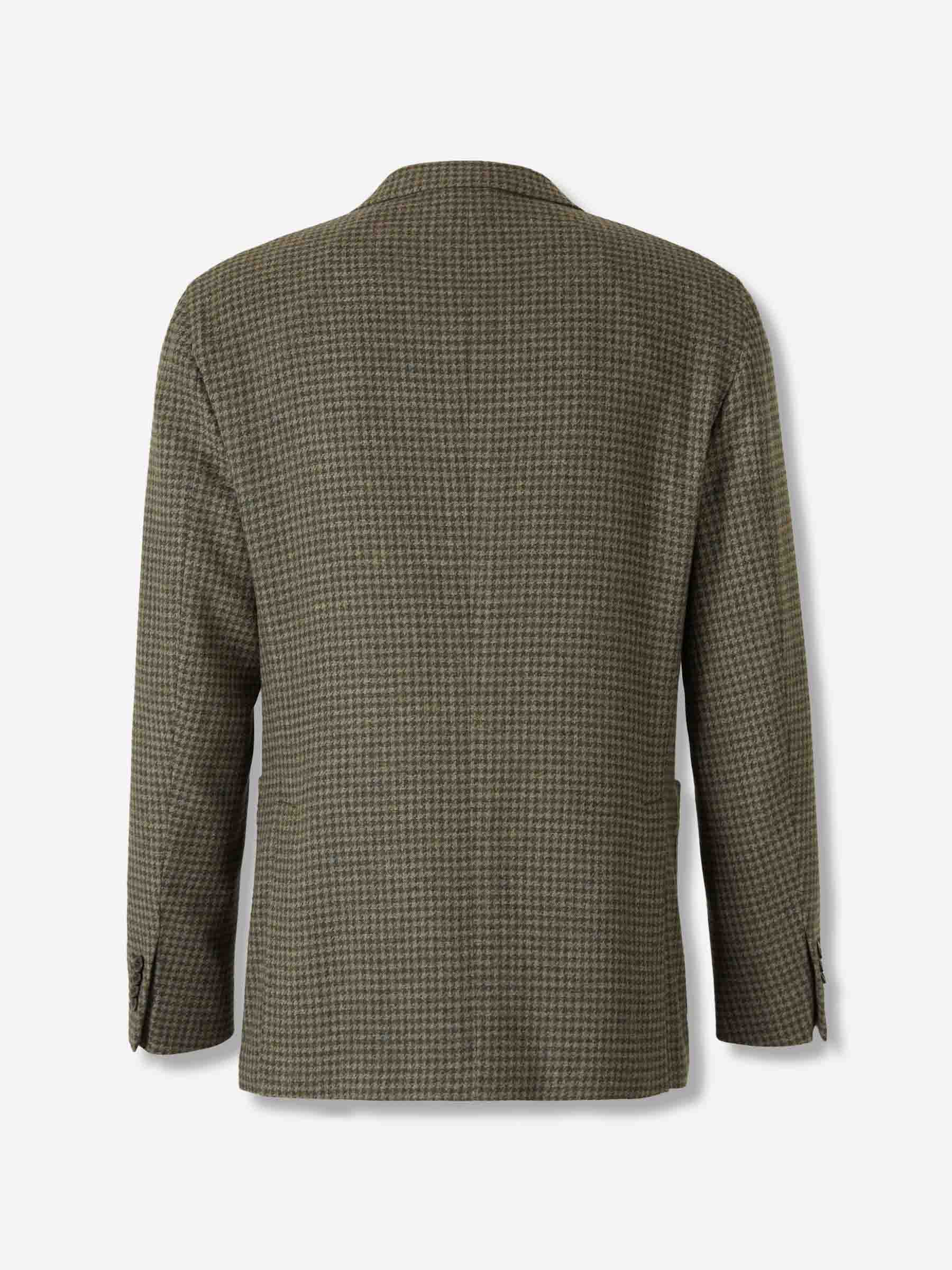 Boglioli Hombre Barcelona Americana Recta Lana color Verde Militar sku 302-003591 02 - Foto 2