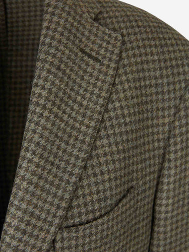 Boglioli Hombre Barcelona Americana Recta Lana color Verde Militar sku 302-003591 02 - Foto 3