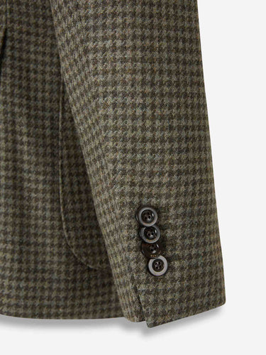 Boglioli Hombre Barcelona Americana Recta Lana color Verde Militar sku 302-003591 02 - Foto 3
