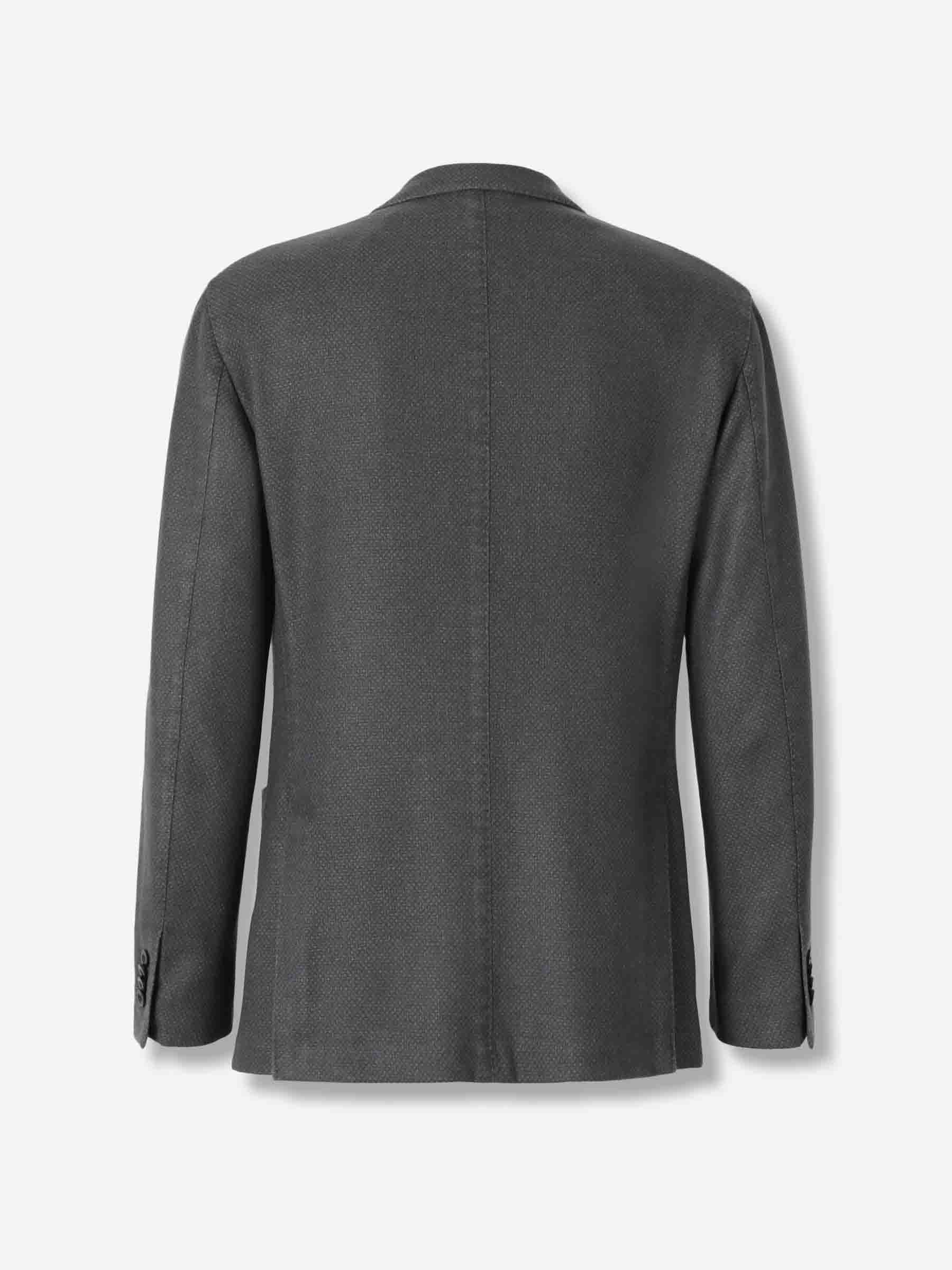 Boglioli Hombre Barcelona Americana Recta Cachemira color Gris Oscuro sku 302-003594 02 - Foto 2