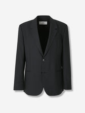 Ami Paris Hombre Barcelona Americana Recta Lana color Gris Antracita sku 302-003600 01 - Foto 1