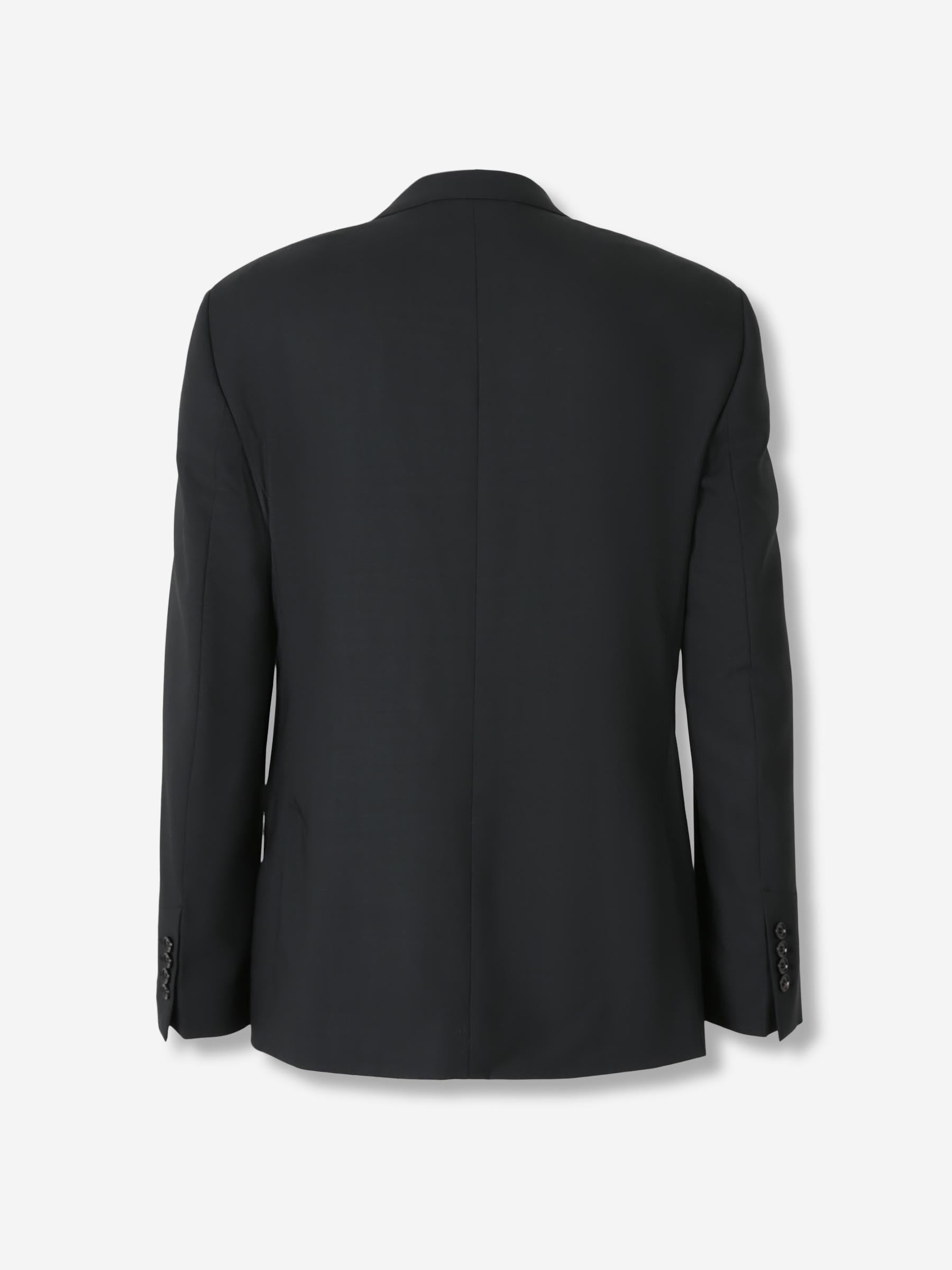 Ami Paris Hombre Barcelona Americana Recta Lana color Gris Antracita sku 302-003600 01 - Foto 2