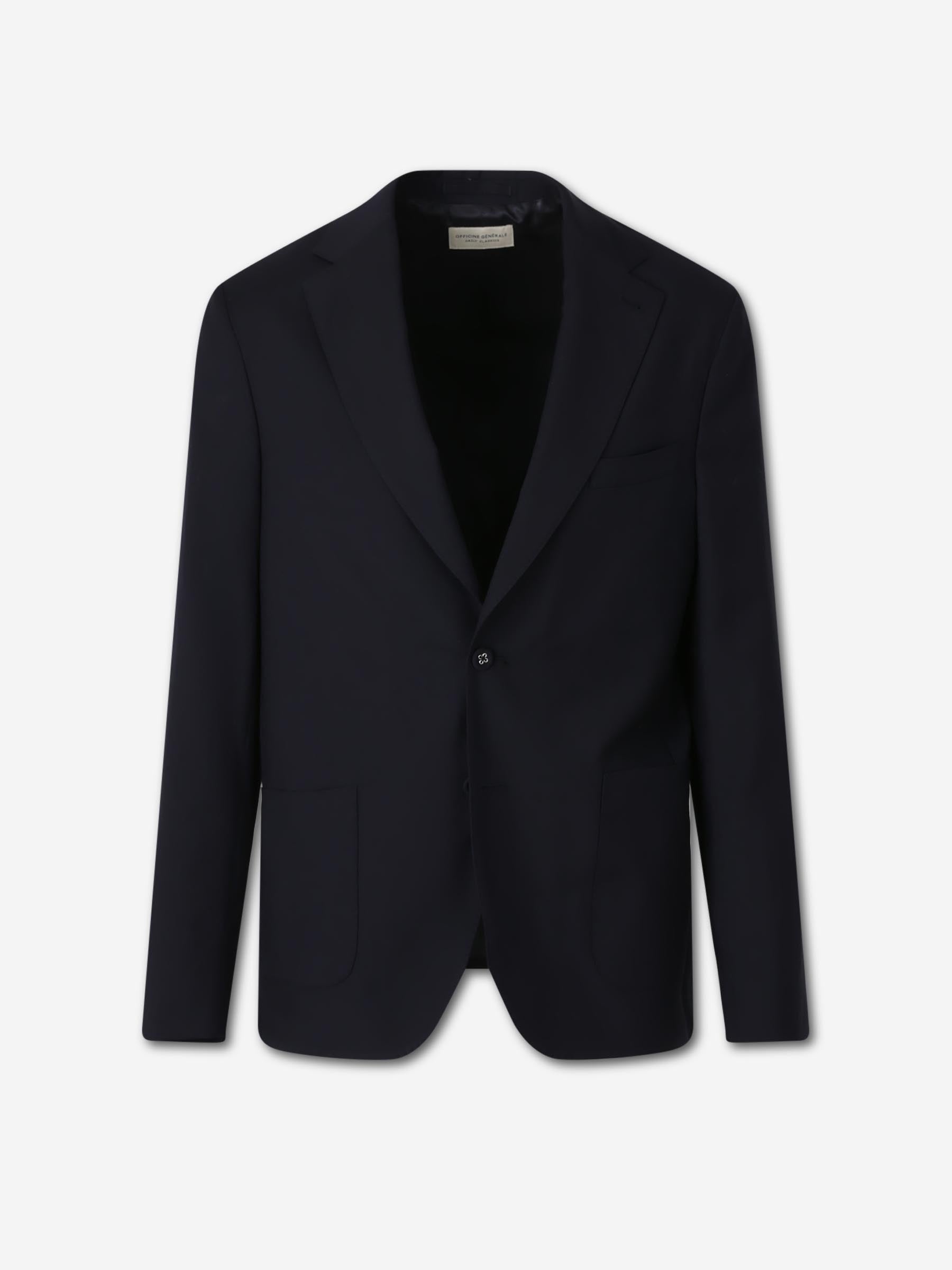 Officine Générale Hombre Barcelona Americana Recta color Azul Noche sku 302-003602 01 - Foto 1
