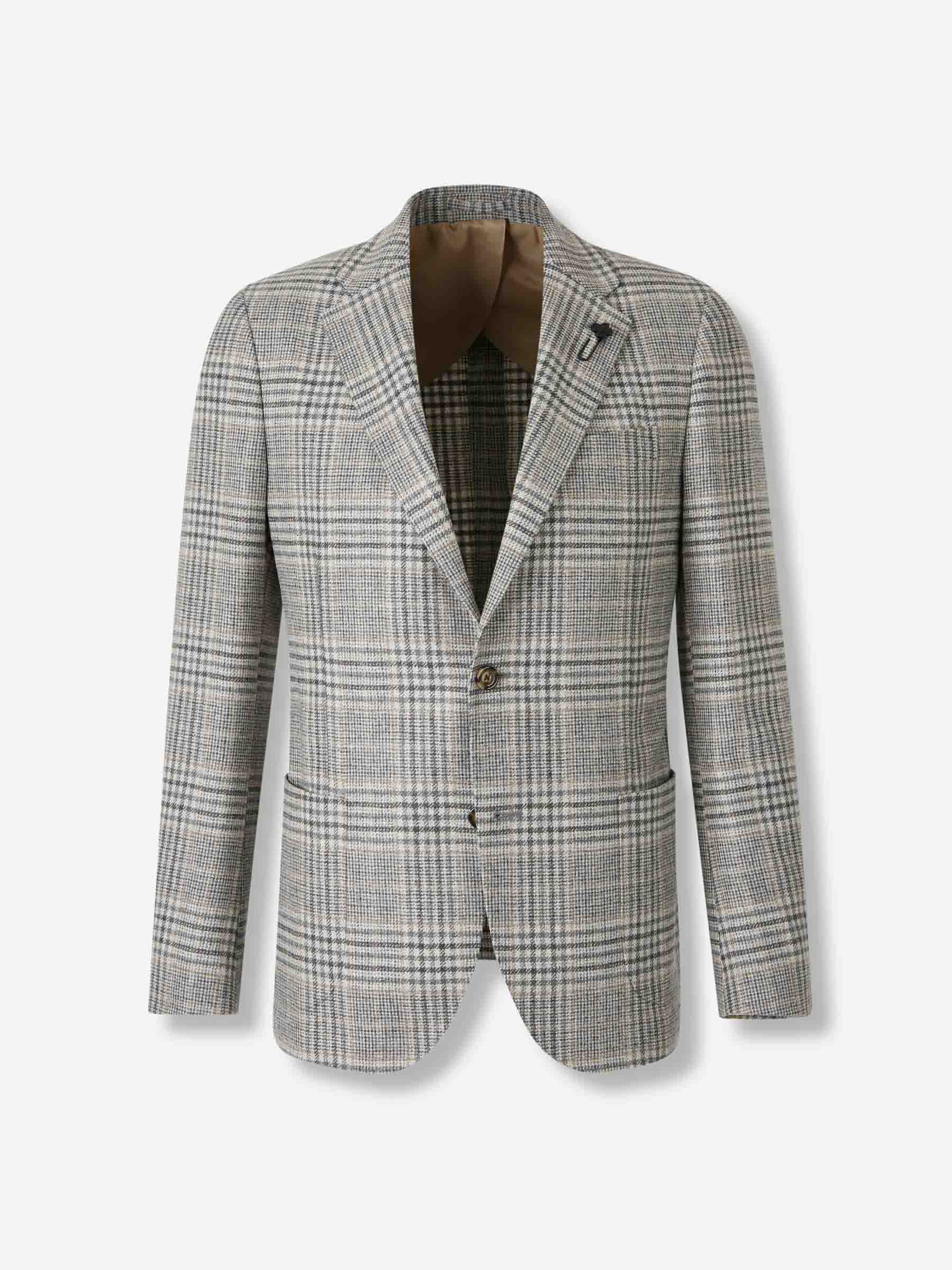 Lardini Hombre Barcelona Americana Recta Lana color Gris sku 302-003607 01 - Foto 1