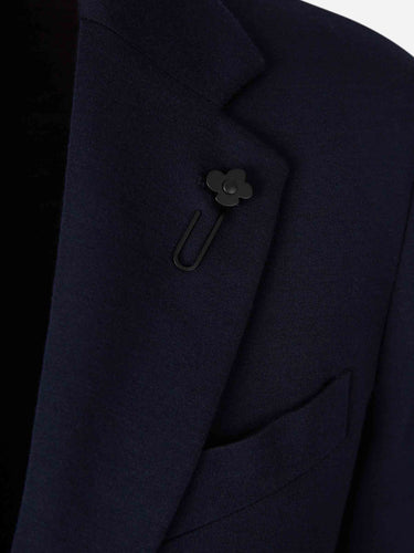 Lardini Hombre Barcelona Americana Recta Lana color Azul Marino sku 302-003608 01 - Foto 3