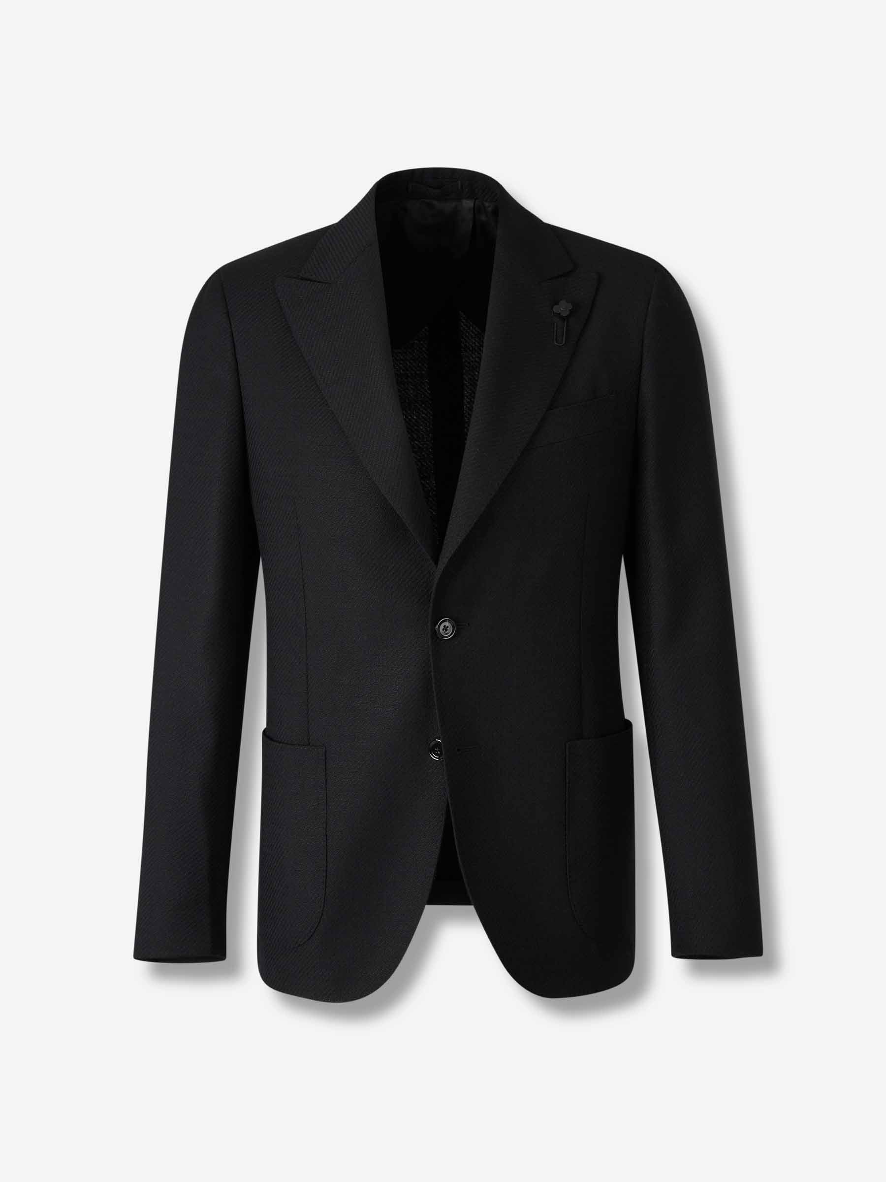 Lardini Hombre Barcelona Americana Recta Lana color Azul Marino sku 302-003610 01 - Foto 1