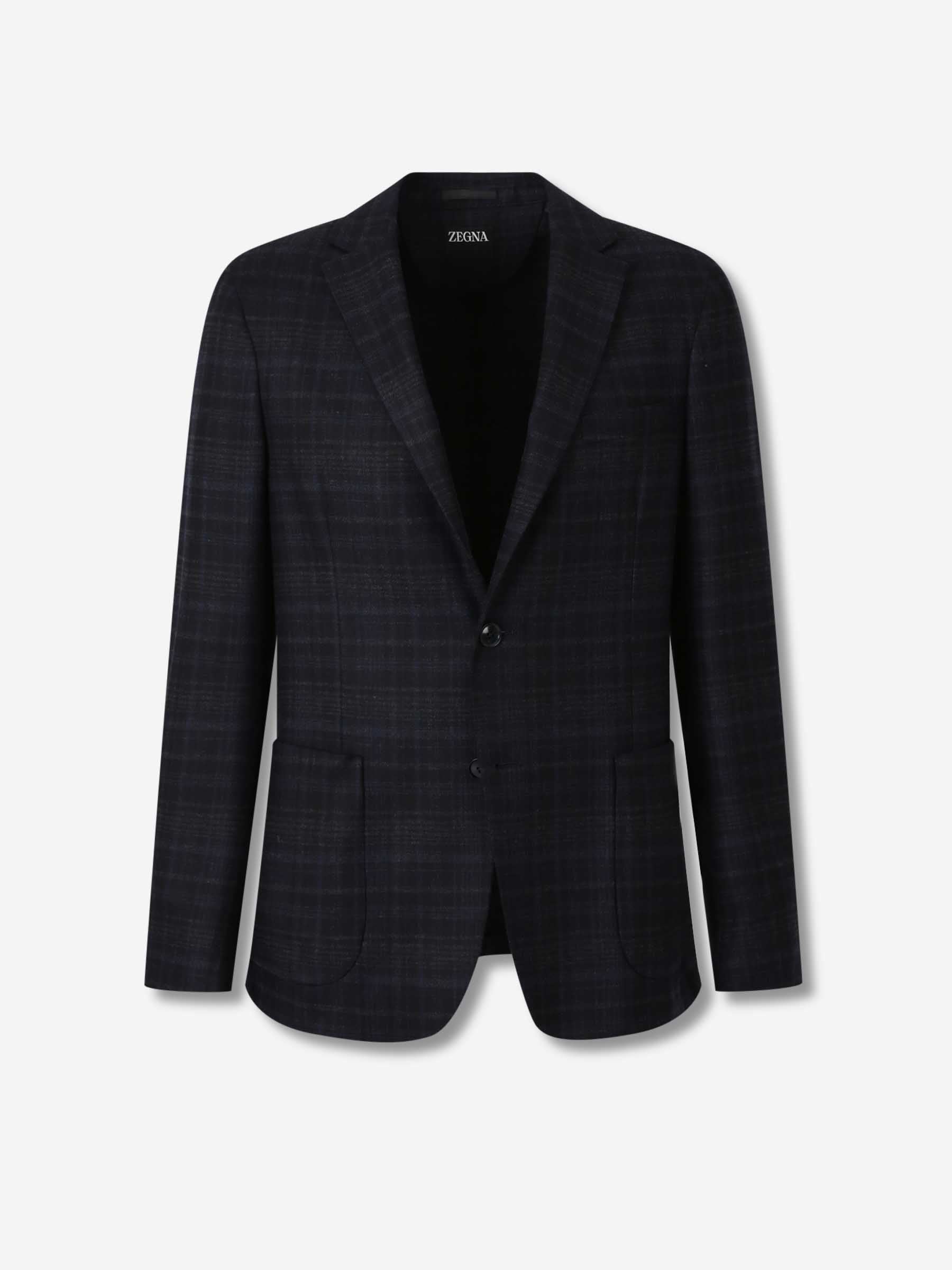 Zegna Hombre Barcelona Americana Recta Lana color Gris Antracita sku 302-003615 01 - Foto 1