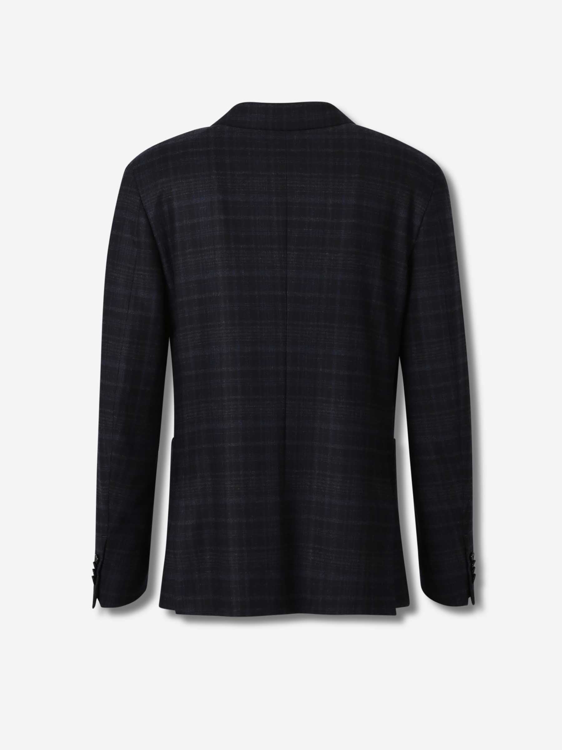 Zegna Hombre Barcelona Americana Recta Lana color Gris Antracita sku 302-003615 01 - Foto 2