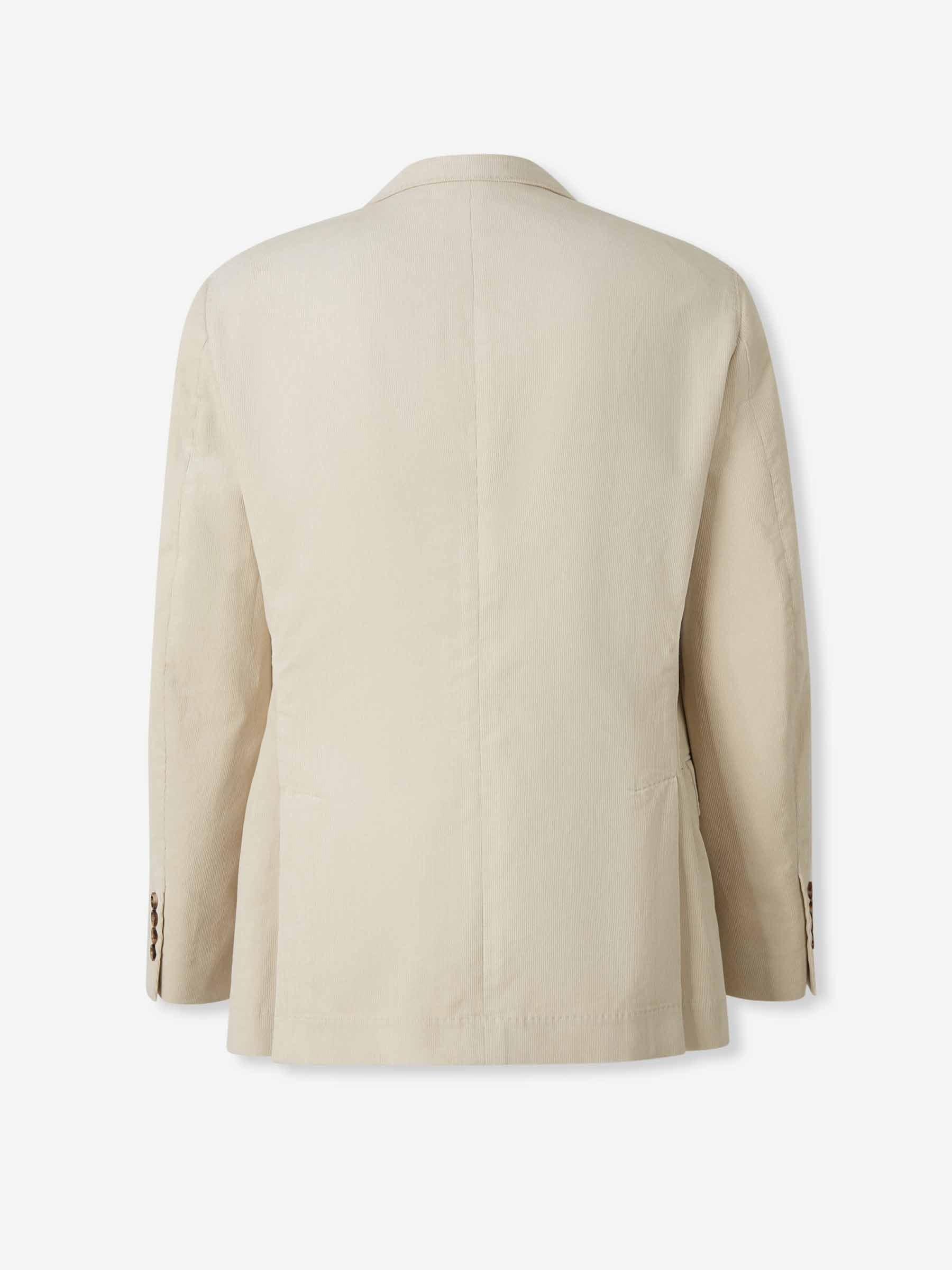 Brunello Cucinelli Hombre Barcelona Americana Recta Pana color Beige sku 302-003618 01 - Foto 2