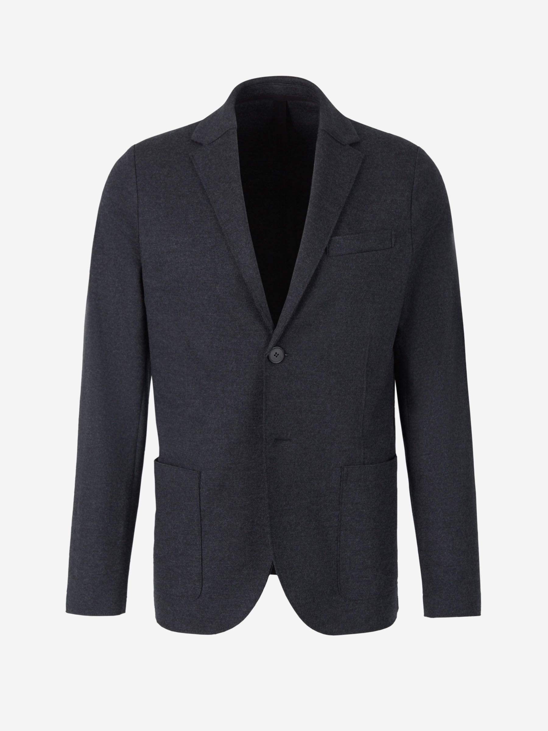 Harris Wharf Hombre Barcelona Americana Ligera Lana color Gris Antracita sku 302-003628 01 - Foto 1