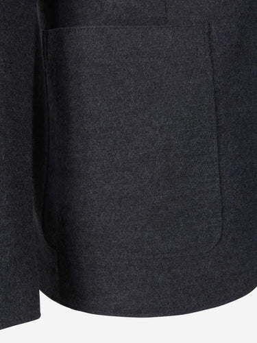 Harris Wharf Hombre Barcelona Americana Ligera Lana color Gris Antracita sku 302-003628 01 - Foto 4