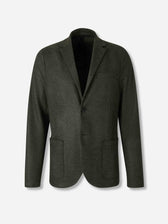 Harris Wharf Hombre Barcelona Americana Recta Lana color Verde Oscuro sku 302-003631 01 - Foto 1