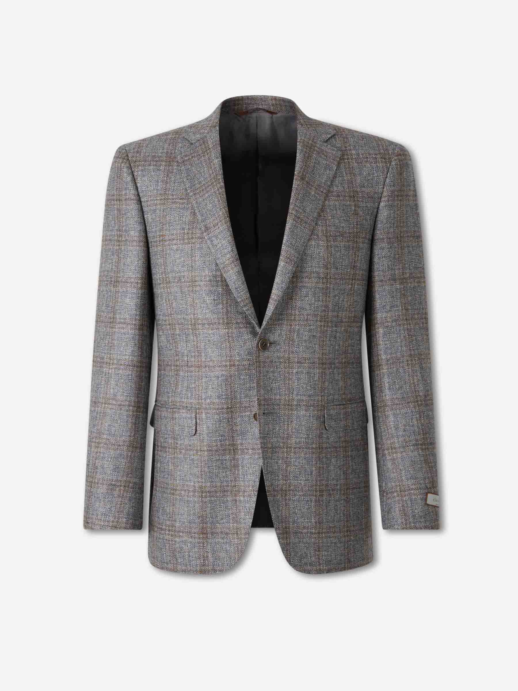 Canali Hombre Barcelona Americana Recta Lana color Gris sku 302-003634 01 - Foto 1