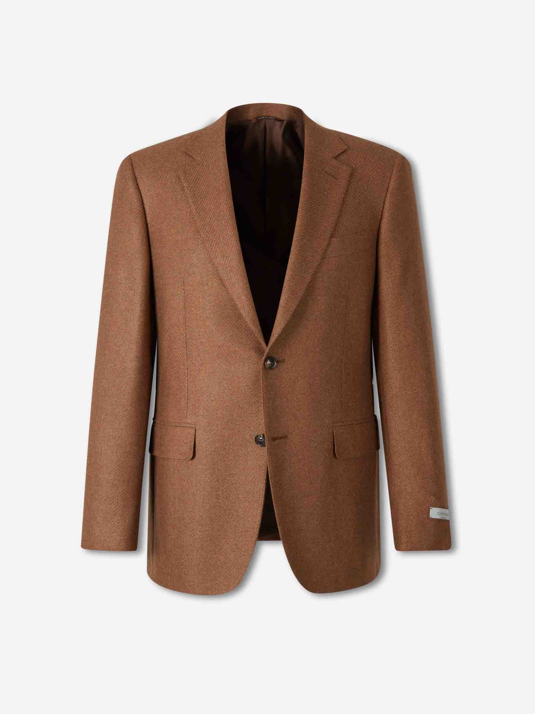 Canali Hombre Barcelona Americana Recta Cachemira color Camel sku 302-003635 01 - Foto 1
