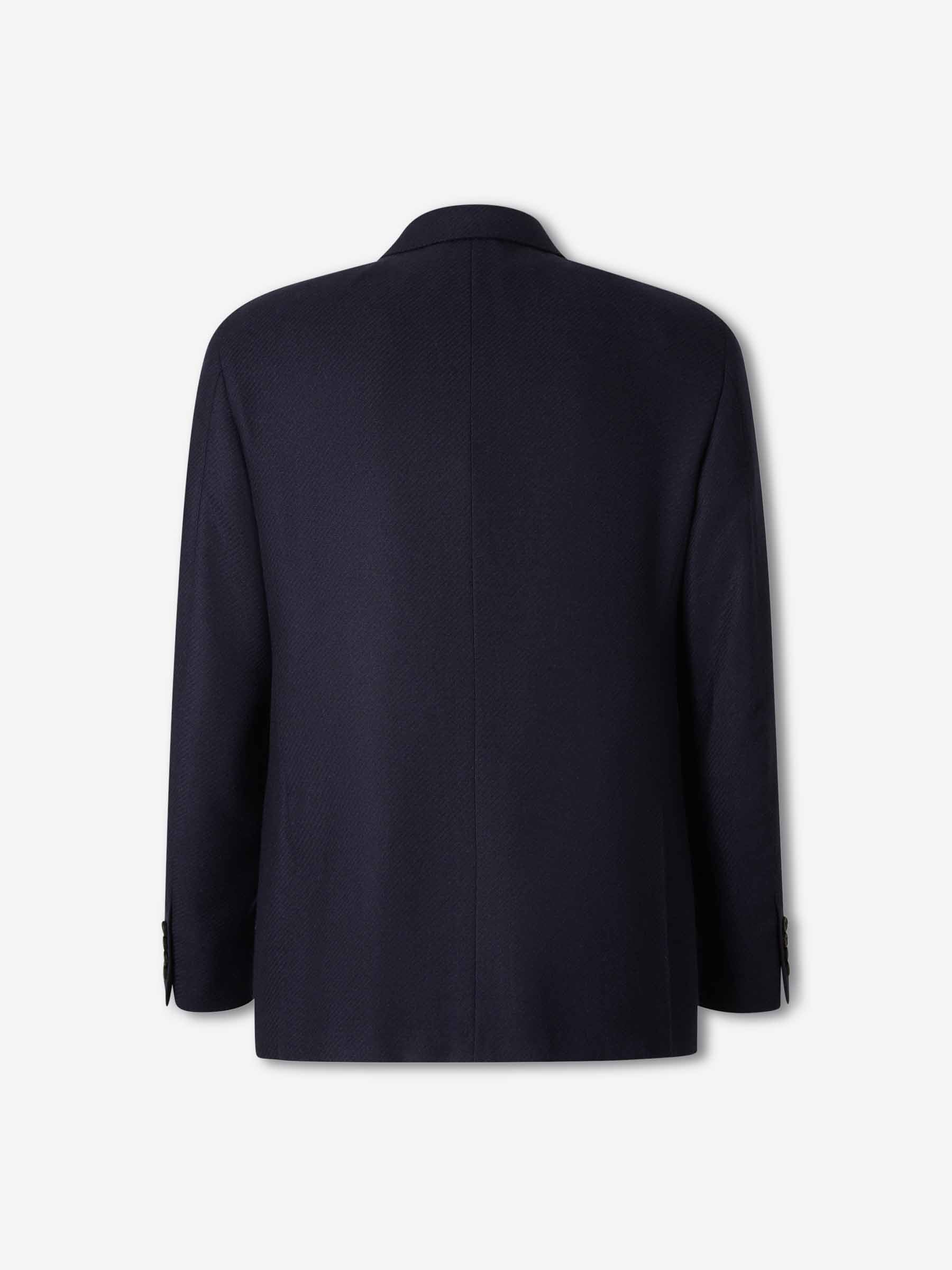 Canali Hombre Barcelona Americana Recta Cachemira color Azul Noche sku 302-003635 02 - Foto 2