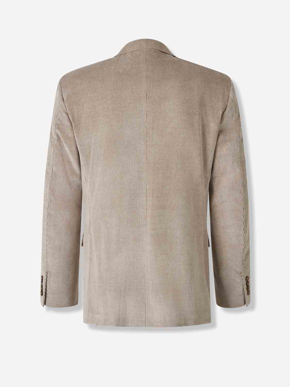 Canali Hombre Barcelona Americana Recta Pana color Beige sku 302-003641 01 - Foto 2