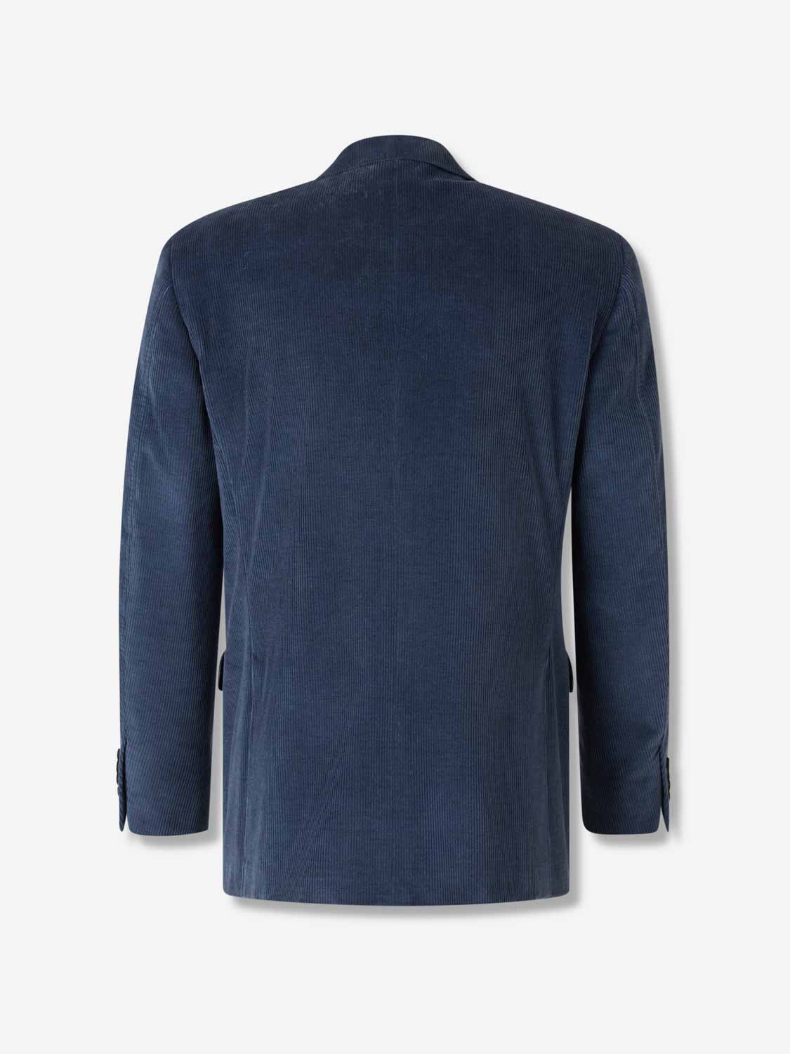 Canali Hombre Barcelona Americana Recta Pana color Azul Marino sku 302-003641 02 - Foto 2