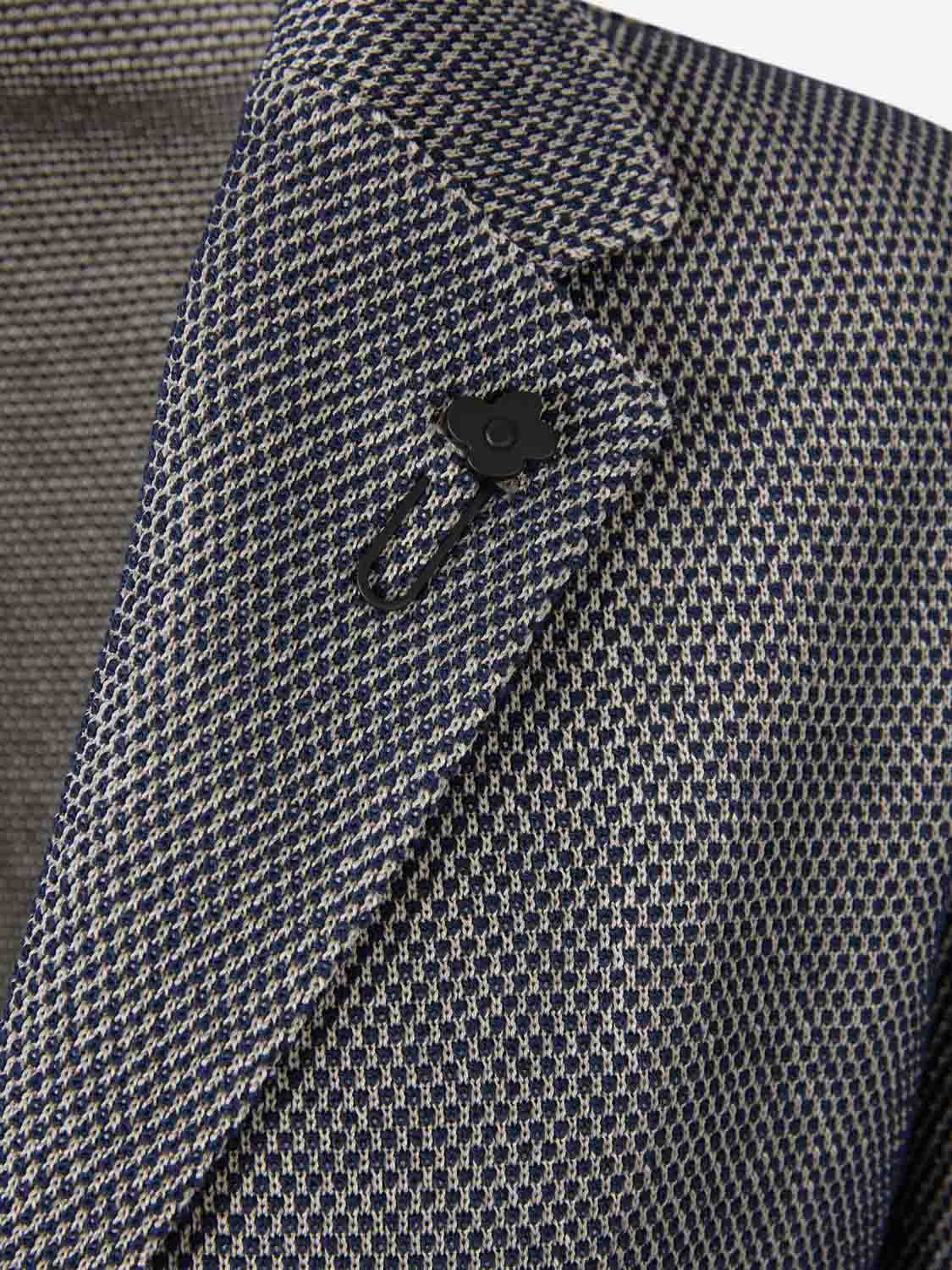 Lardini Hombre Barcelona Americana Recta Algodón color Azul Marino sku 302-003647 01 - Foto 2