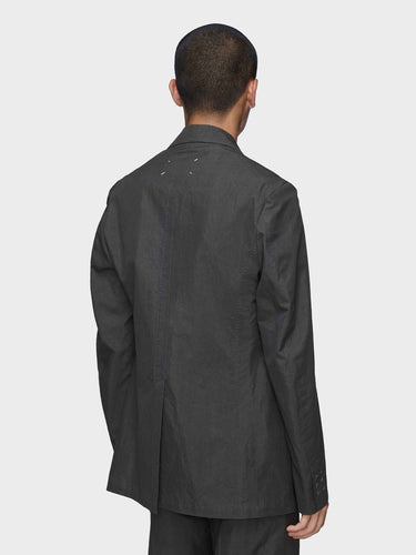 Maison Margiela Hombre Barcelona Americana Recta Estructurada color Gris Oscuro sku 302-003652 01 - Foto 4