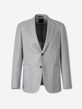 Zegna Hombre Barcelona Americana Recta Estampada color Gris Claro sku 302-003657 01 - Foto 1