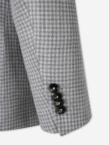 Zegna Hombre Barcelona Americana Recta Estampada color Gris Claro sku 302-003657 01 - Foto 4