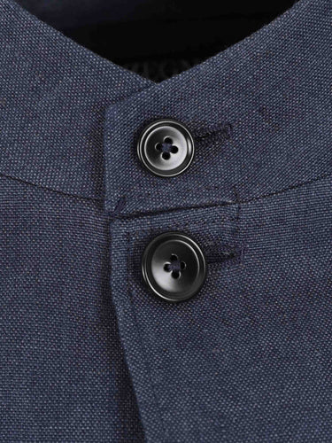 Zegna Hombre Barcelona Chaqueta Clásica Lino color Azul Marino sku 302-003658 01 - Foto 4