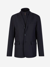 Herno Hombre Barcelona Americana Técnica Combinada color Azul Noche sku 302-003659 01 - Foto 1