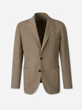 Santa Eulalia Hombre Barcelona Americana Recta Lisa color Taupe sku 302-003671 02 - Foto 1