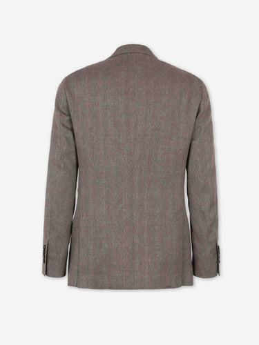Brunello Cucinelli Hombre Barcelona Americana Cruzada Lino color Marrón sku 302-003677 01 - Foto 2