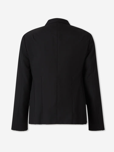 Jil Sander Hombre Barcelona Chaqueta Popelín Lana color Negro sku 302-003678 01 - Foto 2