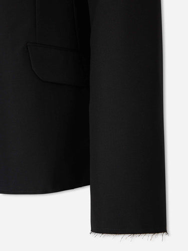 Jil Sander Hombre Barcelona Chaqueta Popelín Lana color Negro sku 302-003678 01 - Foto 4