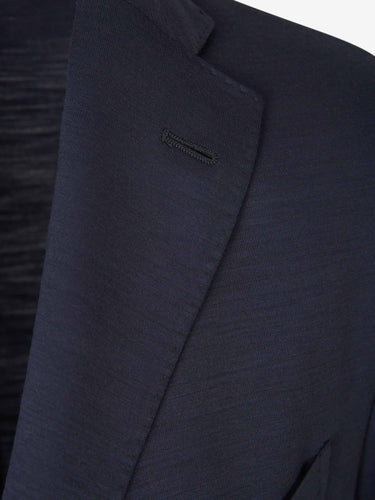 Boglioli Hombre Barcelona Americana Punto Lana color Azul Marino sku 302-003684 02 - Foto 3