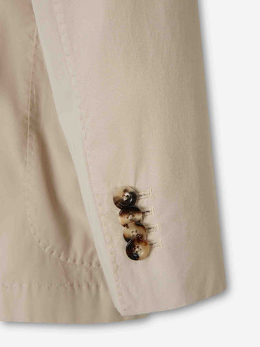Boglioli Hombre Barcelona Americana Recta Algodón color Camel sku 302-003685 01 - Foto 4