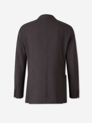 Boglioli Hombre Barcelona Americana Recta Lana color Marrón Oscuro sku 302-003686 01 - Foto 2