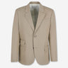 Ami Paris Hombre Barcelona Americana Recta color Camel sku 302-003692 01 - Foto 1