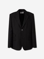 Ami Paris Hombre Barcelona Americana Recta Lisa color Negro sku 302-003693 01 - Foto 1