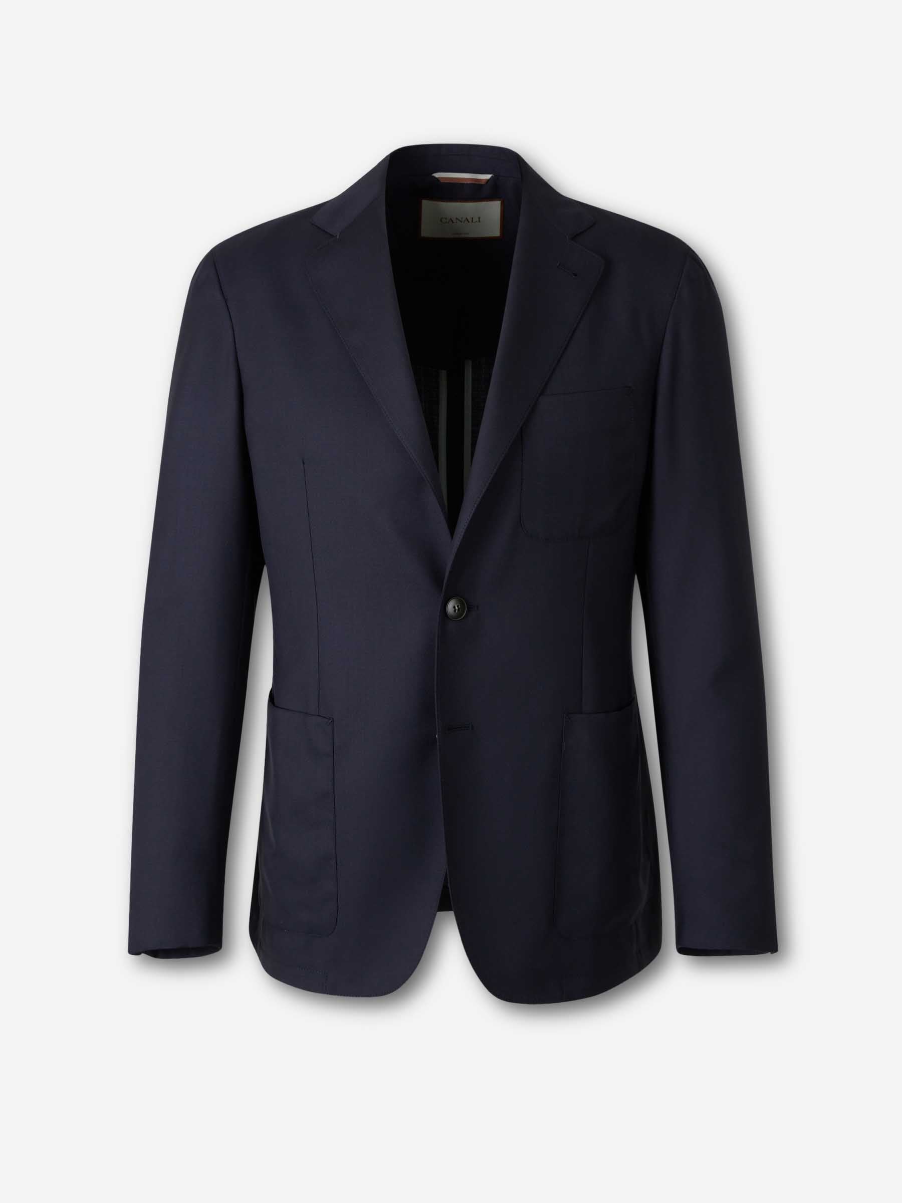 Canali Hombre Barcelona Americana Recta Fina color Azul Marino sku 302-003694 01 - Foto 1