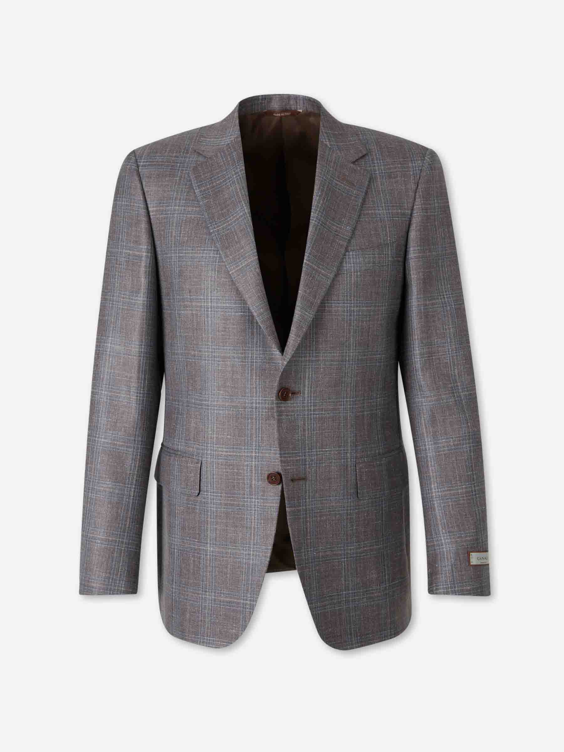 Canali Hombre Barcelona Americana Recta Lana color Multicolor sku 302-003695 01 - Foto 1