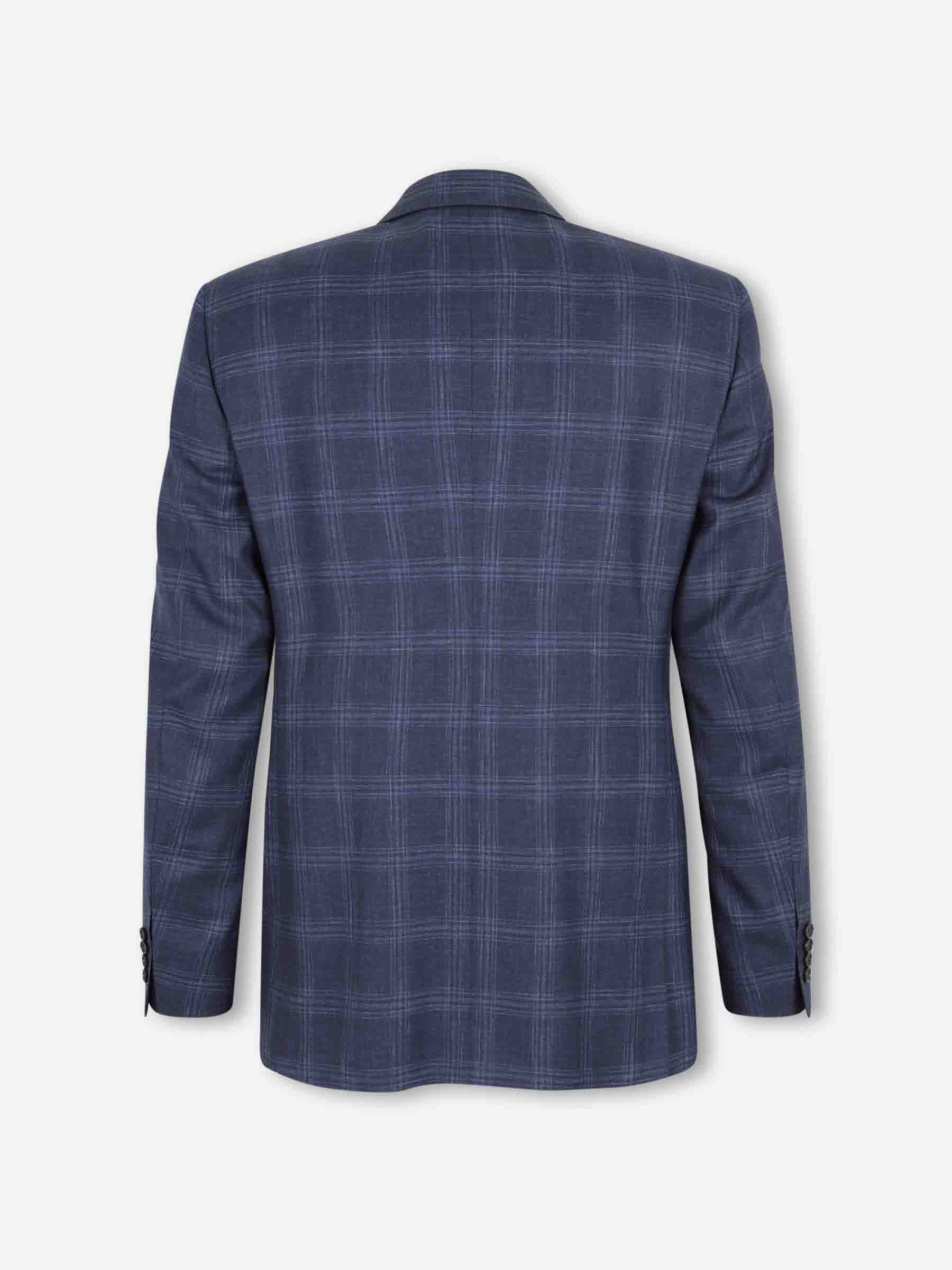 Canali Hombre Barcelona Americana Recta Cuadros color Azul Marino sku 302-003699 01 - Foto 2