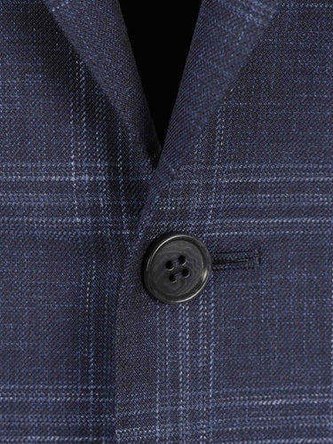 Canali Hombre Barcelona Americana Recta Cuadros color Azul Marino sku 302-003699 01 - Foto 3