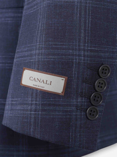 Canali Hombre Barcelona Americana Recta Cuadros color Azul Marino sku 302-003699 01 - Foto 4