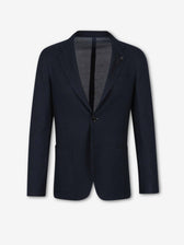 Lardini Hombre Barcelona Americana Recta Algodón color Azul Noche sku 302-003701 01 - Foto 1