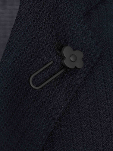 Lardini Hombre Barcelona Americana Recta Algodón color Azul Noche sku 302-003701 01 - Foto 4