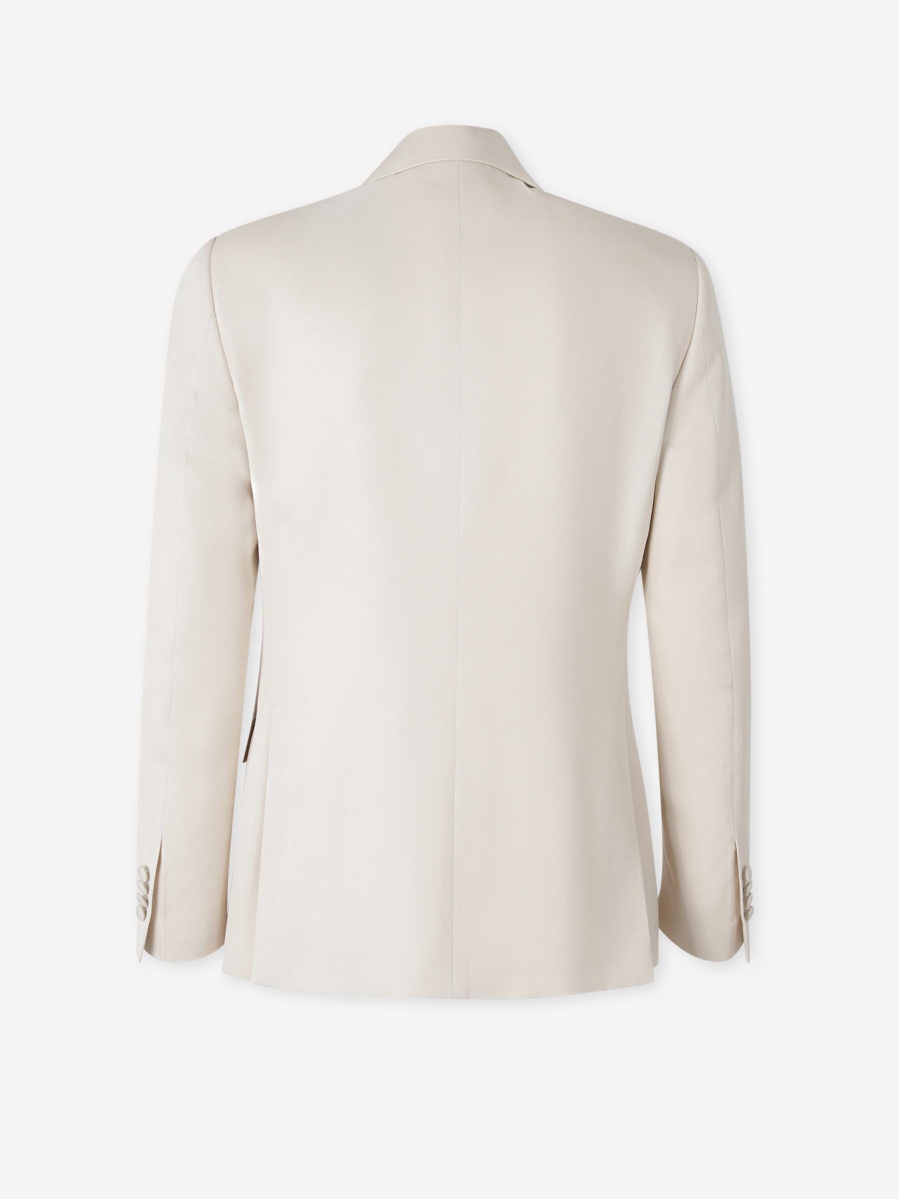 Lardini Hombre Barcelona Americana Recta Clásica color Crema sku 302-003703 01 - Foto 2